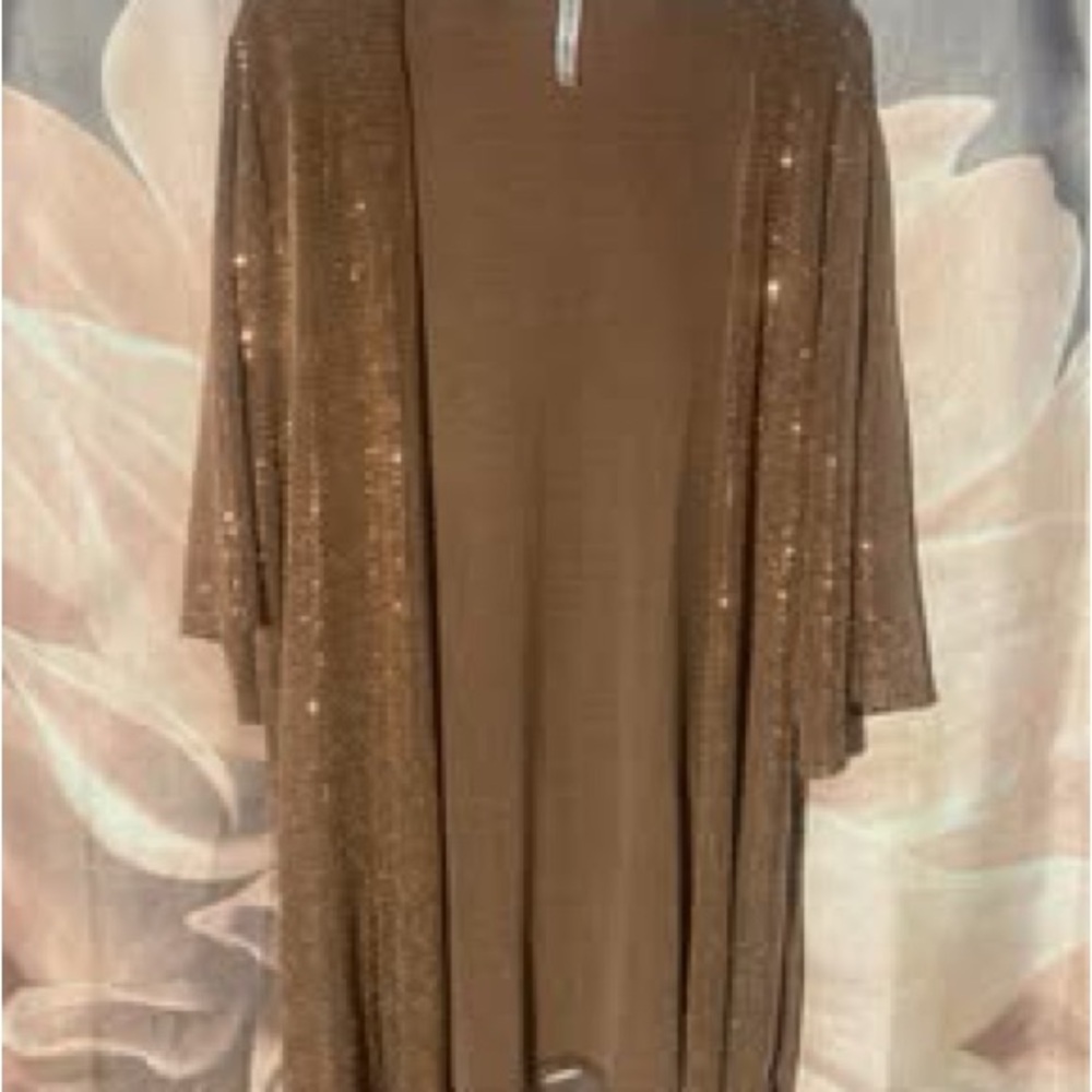 Brown Sequin Women's Blazer
